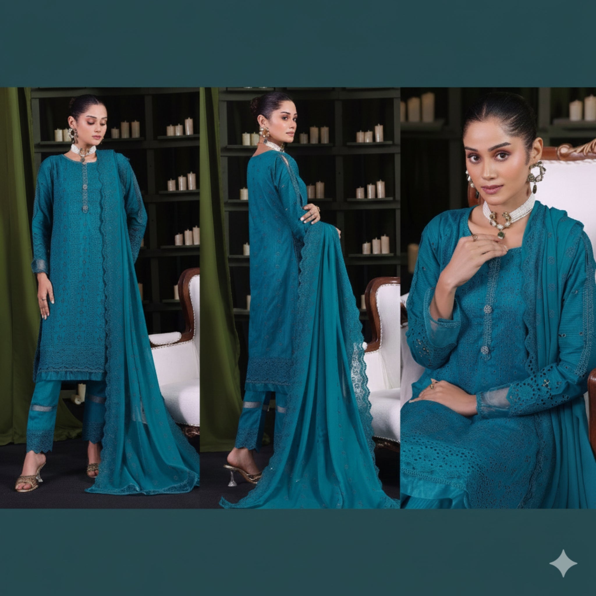 Neelofar Luxury Chikankari Collection - Style 5