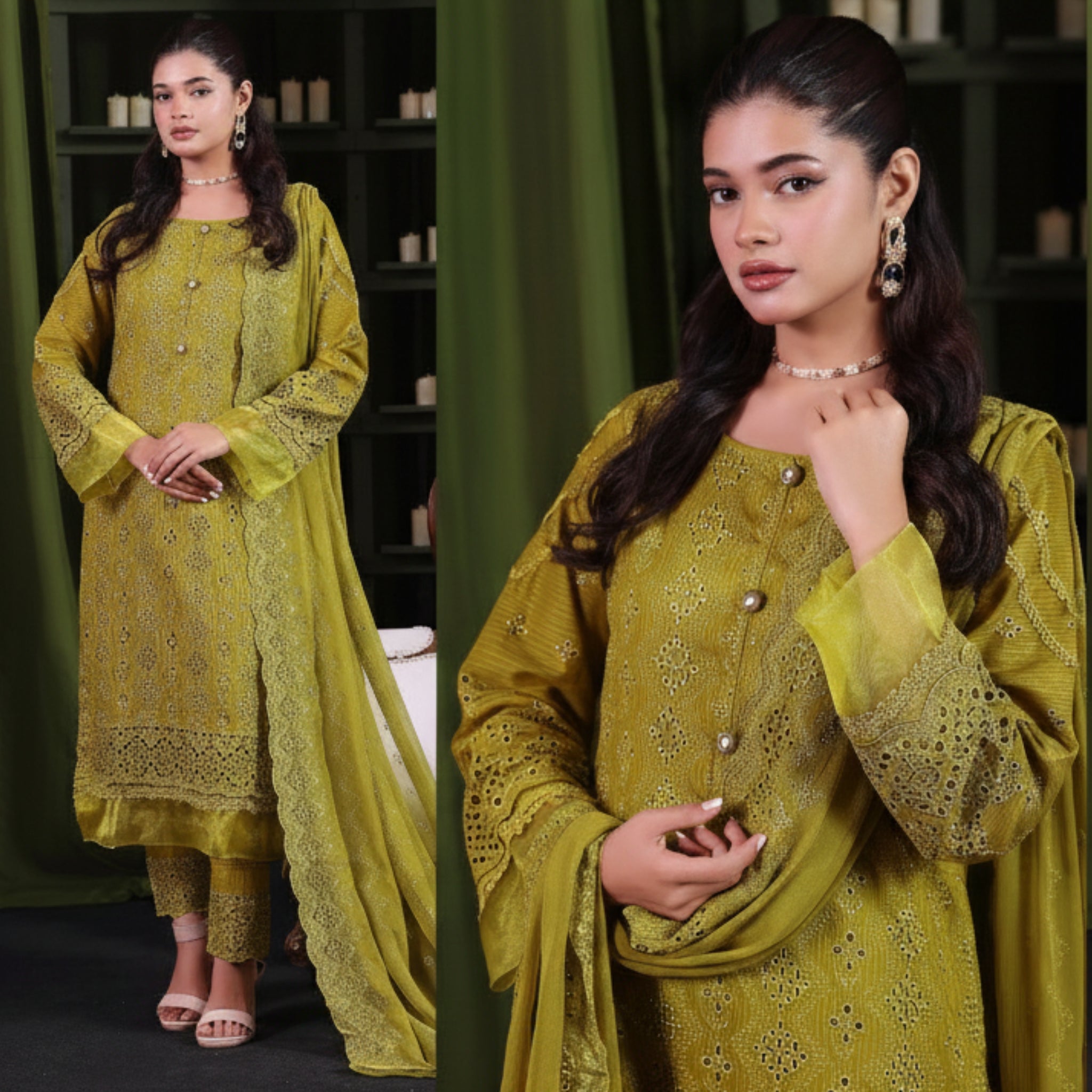 Neelofar Luxury Chikankari Collection - Style 4