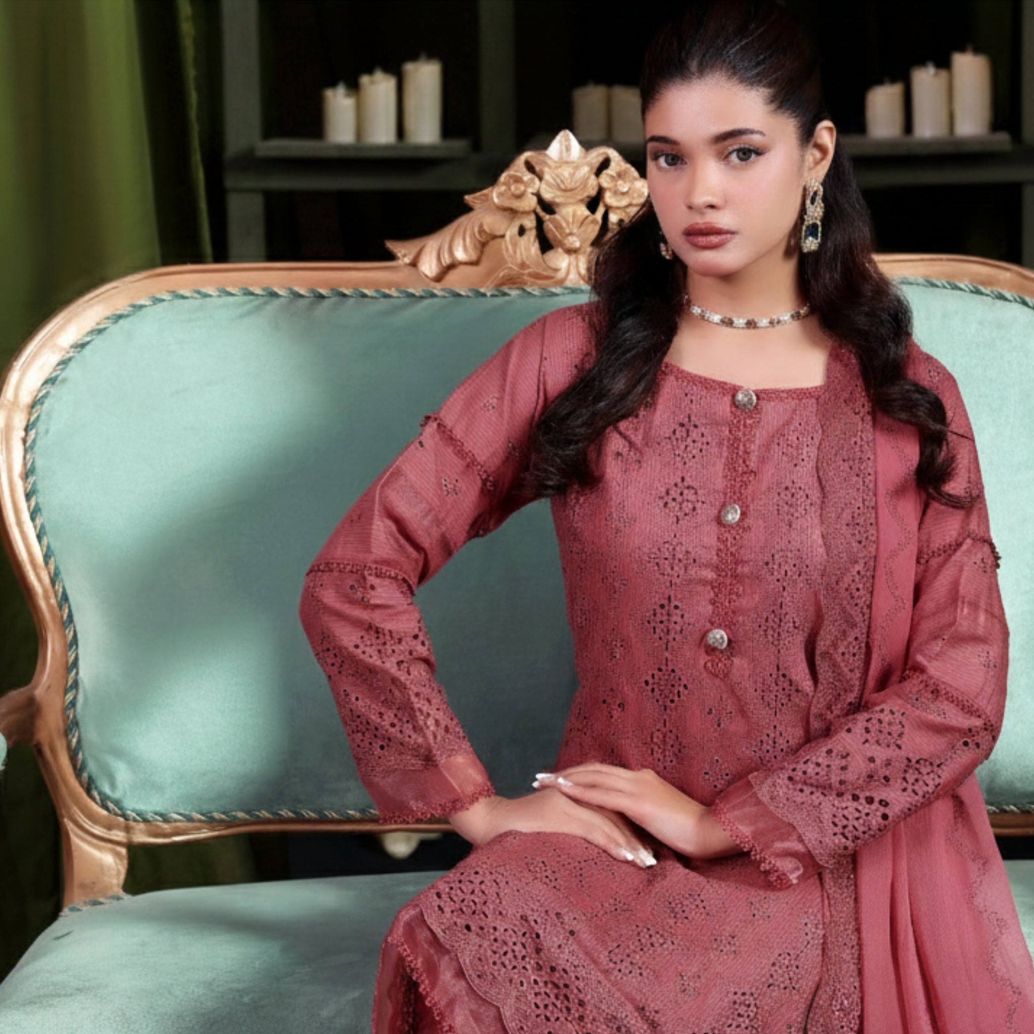 Neelofar Luxury Chikankari Collection - Style 2