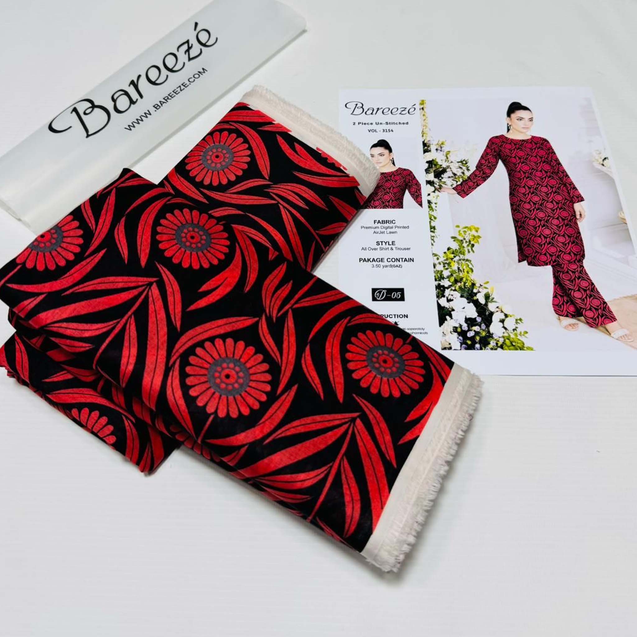 Bareeze Fabric Lawn 2PC
