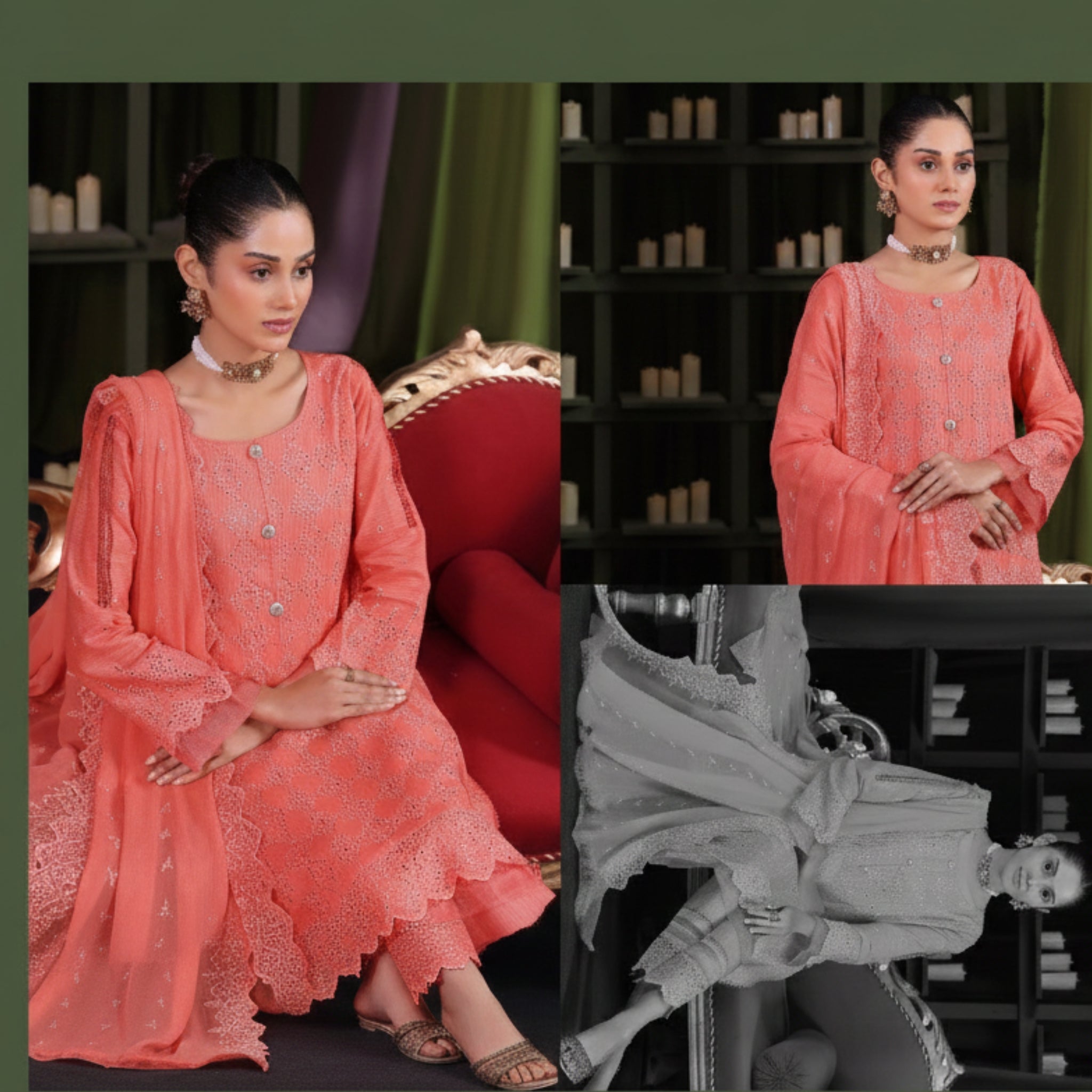 Neelofar Luxury Chikankari Collection - Style 8