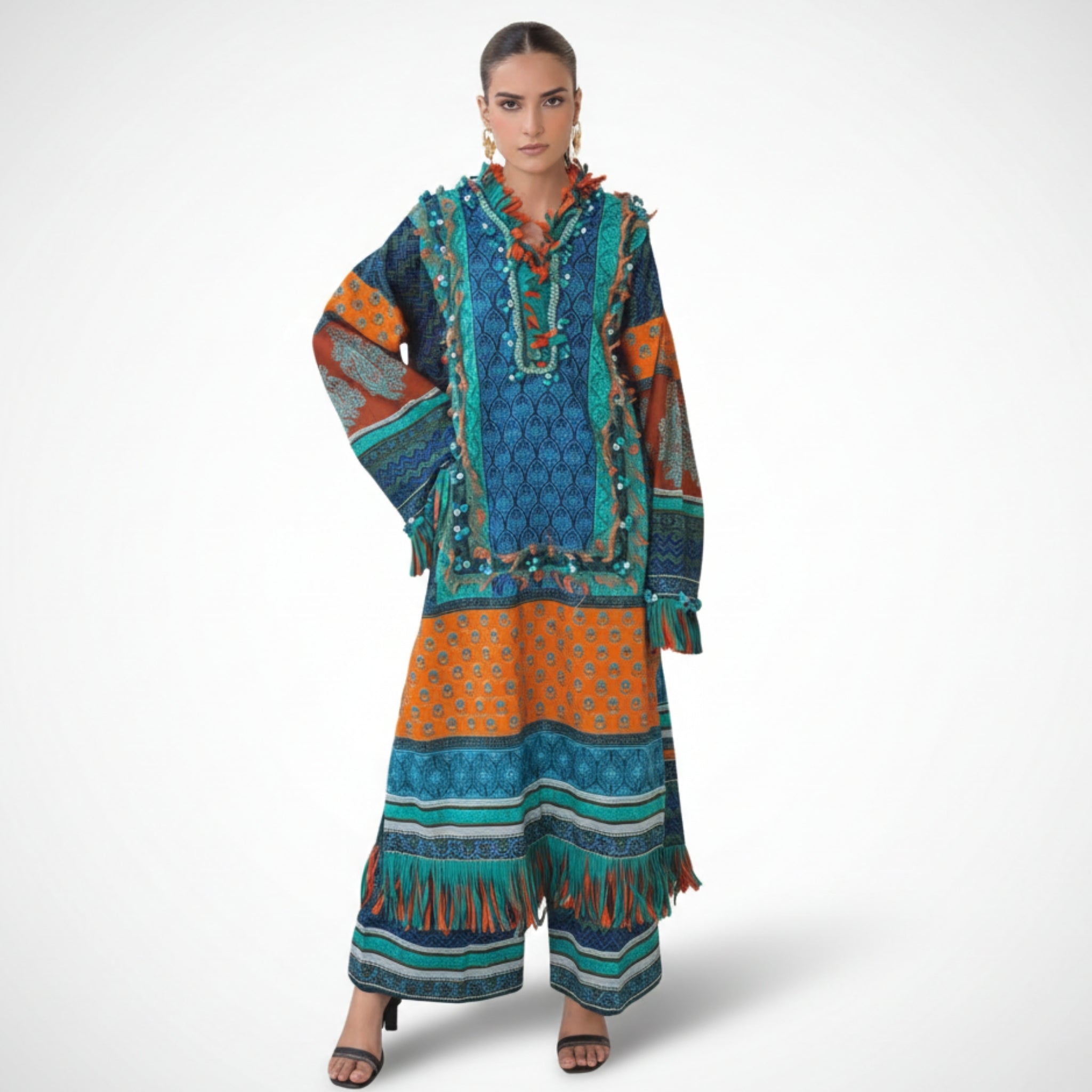 Gul Ahmed Summer Lawn Co-ord Set - Vol 3