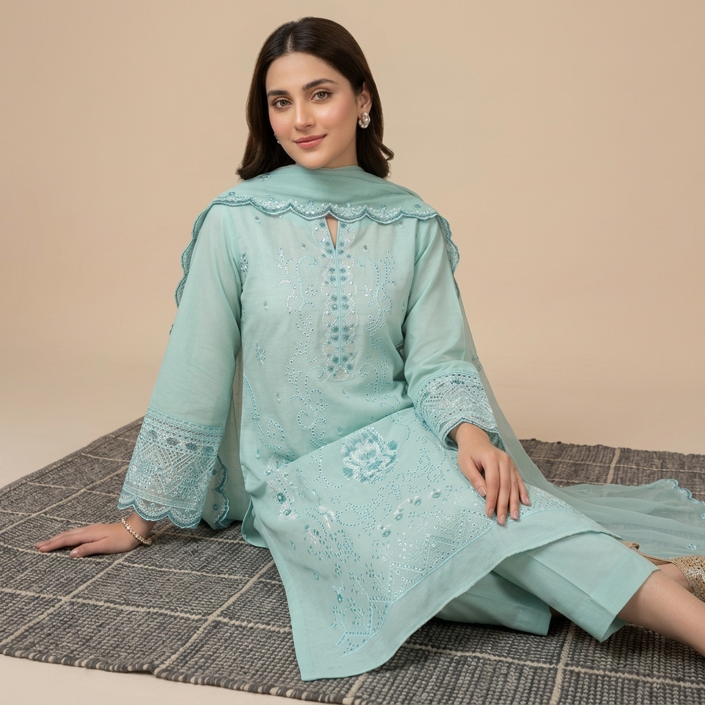 Ghazi - Best Quality Airjet lawn 3PC
