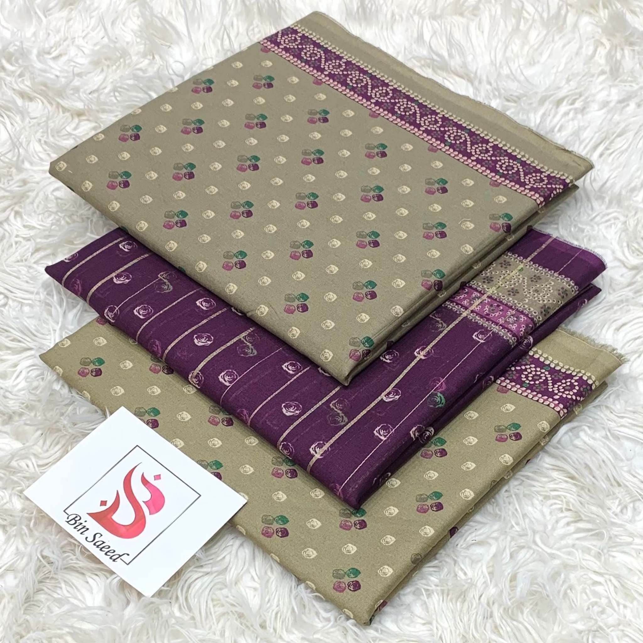 Bin Saeed Premium Digital Printed Lawn 3PC
