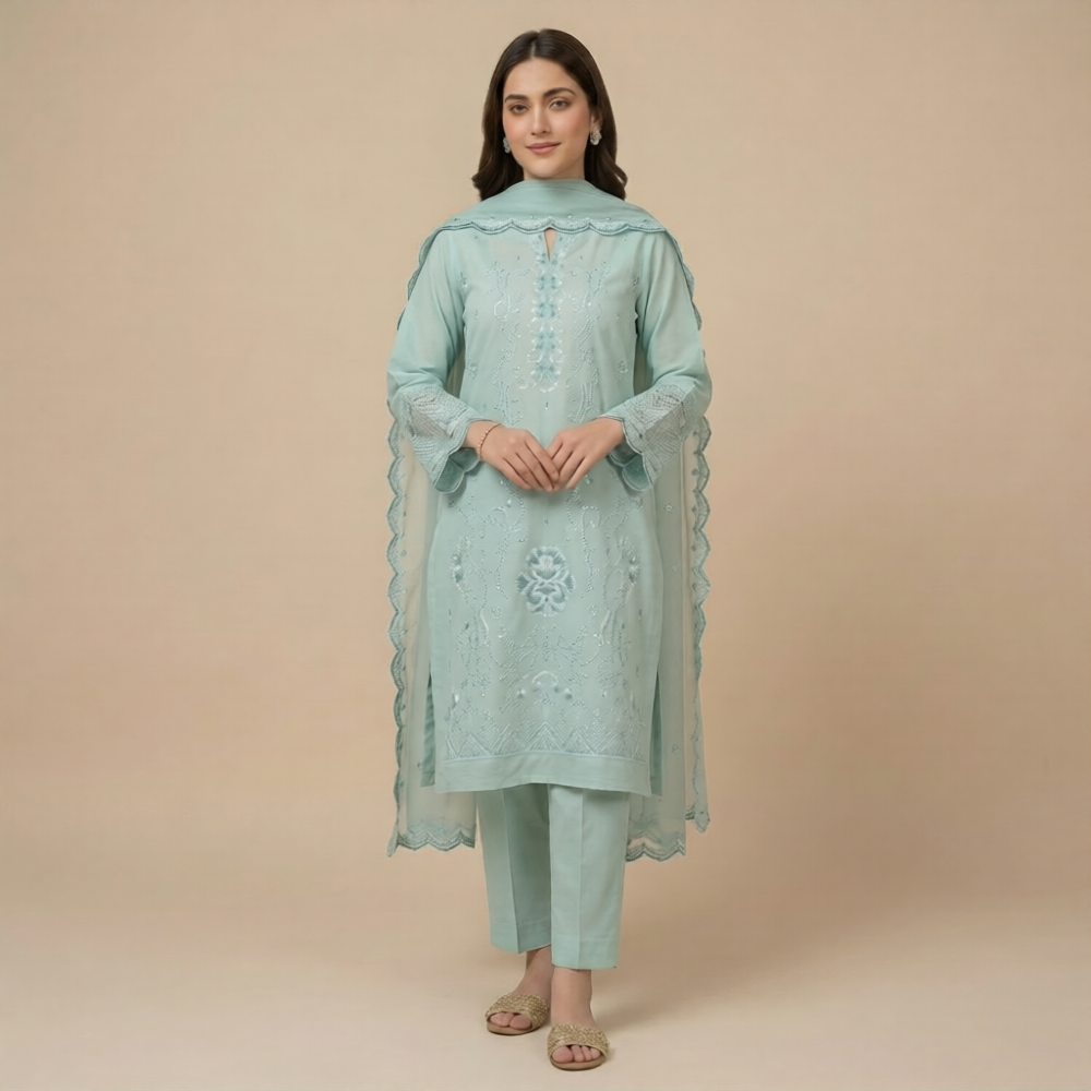 Ghazi - Best Quality Airjet lawn 3PC