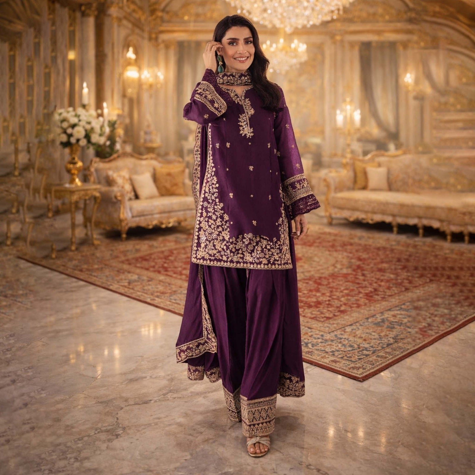 Azure Best Quality Airjet Lawn - Unstitched