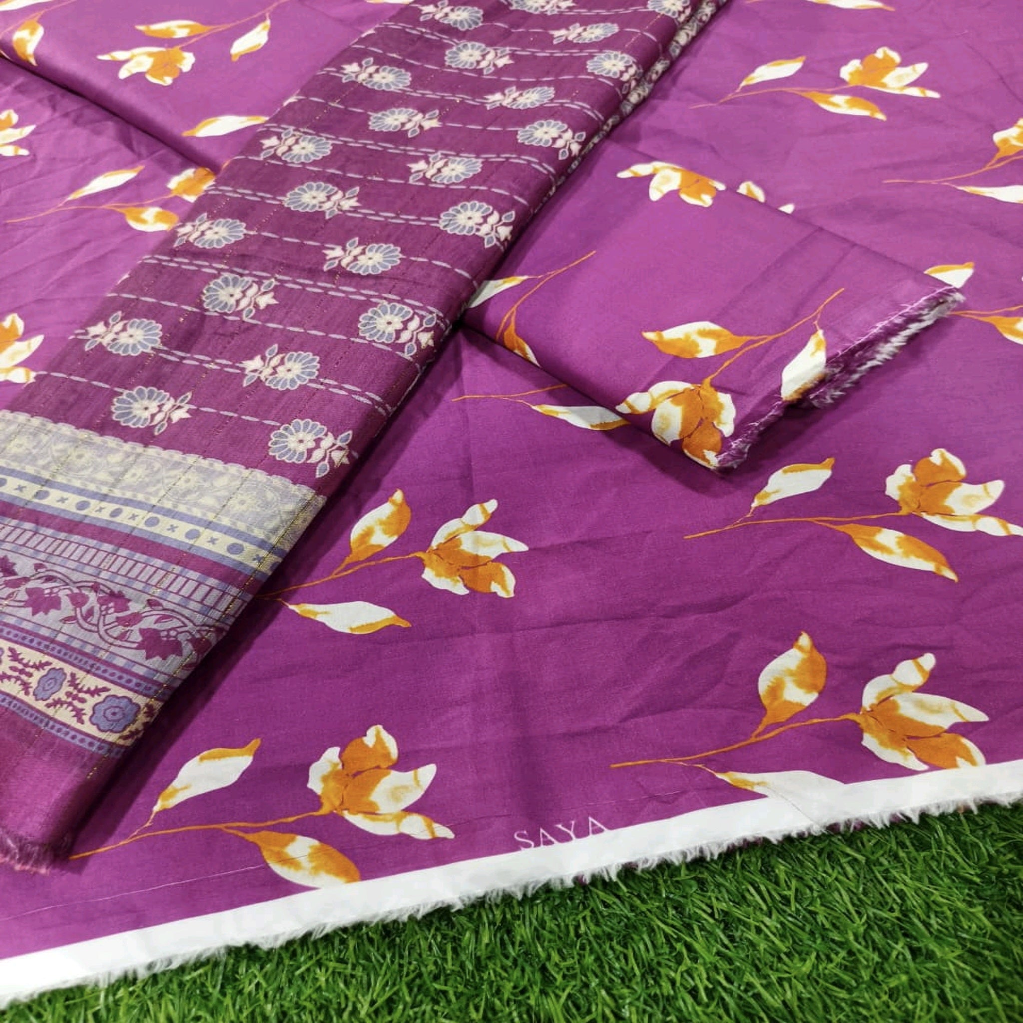 Saya Lawn Digital Print Suit - Volume 3-6