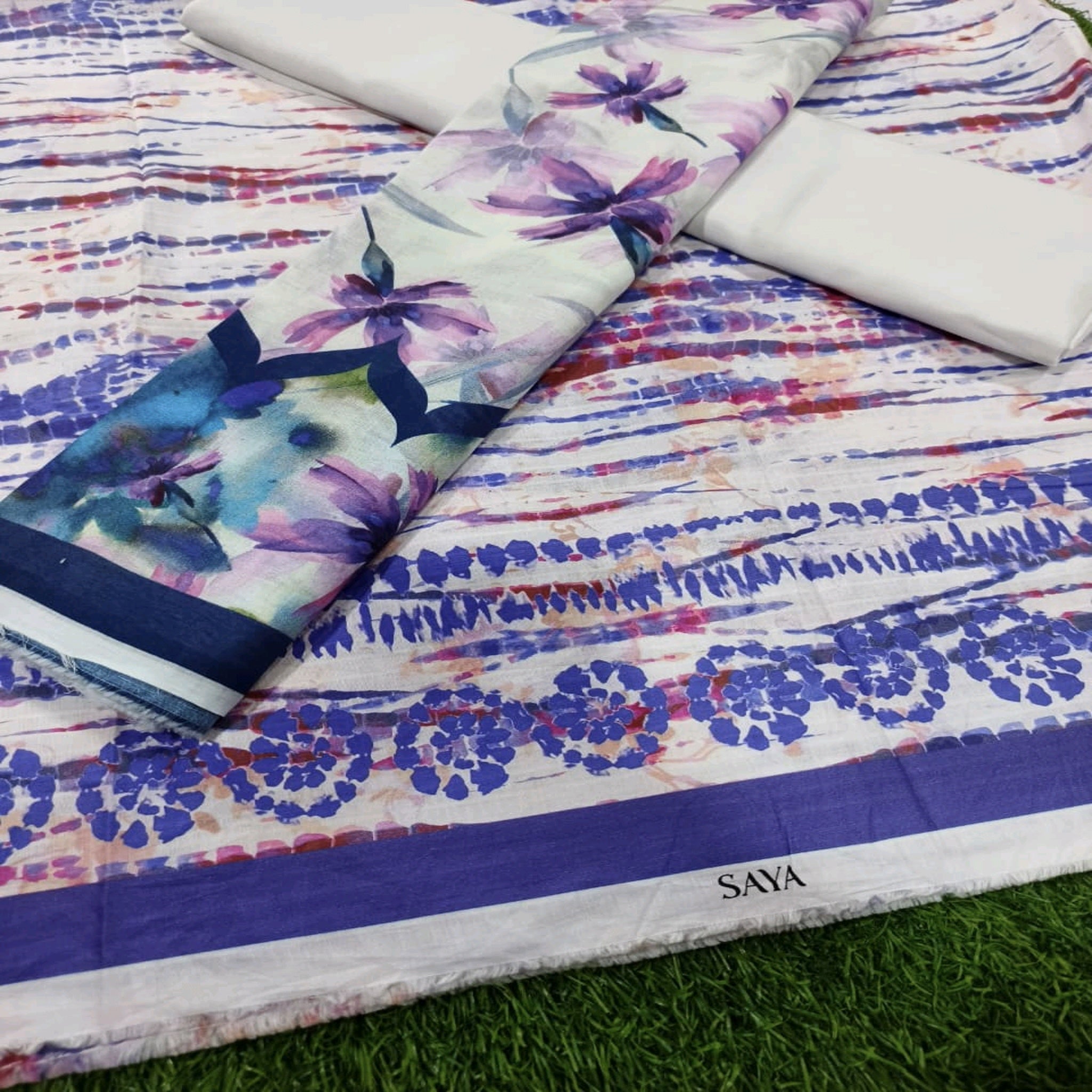 Saya Lawn Digital Print Suit - Volume 3-7